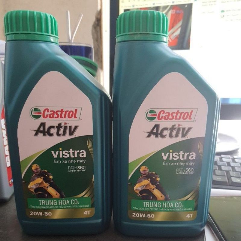 Dầu nhớt xe máy castrol vistra