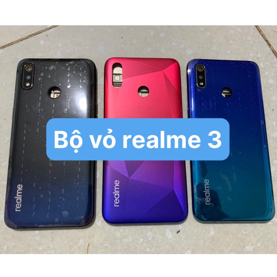 Bộ Vỏ điện thoại realme 3 hàng zin