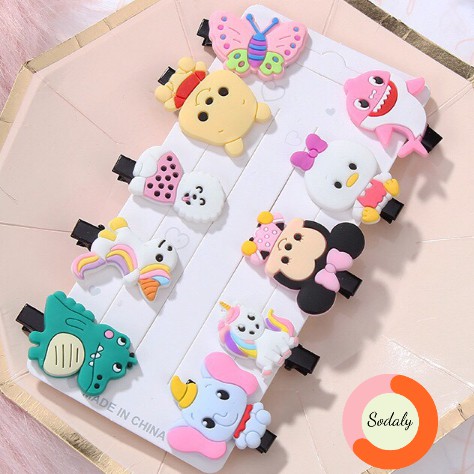 Set 10 Kẹp Tóc Siêu Xinh Cho Bé Mã 02