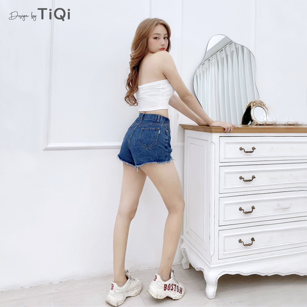 Quần short jean nữ TiQi Jeans S1-457 | BigBuy360 - bigbuy360.vn