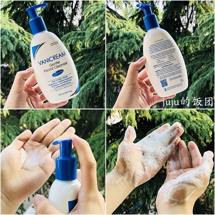 Sữa rửa mặt Vanicream dành cho da nhạy cảm Gentle Facial Cleanser for sensitive skin