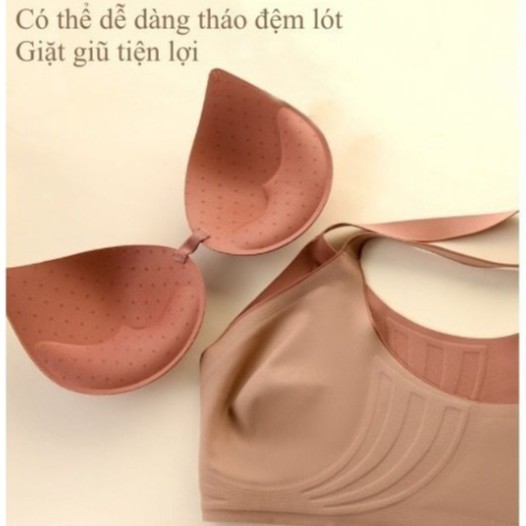Áo lót đúc su trơn , áo ngực không gọng đệm mỏng không đường may - su75 | BigBuy360 - bigbuy360.vn