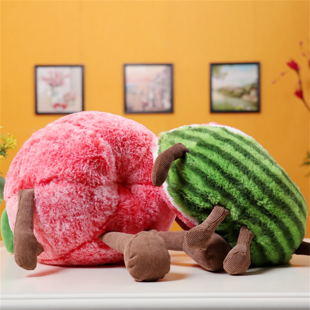 Ins 30Cm Dễ Thương Dưa Hấu Đồ Chơi Sang Trọng Con Búp Bê Nhồi Bông Nhà Máy Gối Kawaii Phim Hoạt Hình Trái Cây Gối Mềm Đồ Chơi dưa hấu Gối búp bê đồ chơi sang trọng trái cây búp bê Cho Trẻ Em Quà Tặng Sinh Nhật