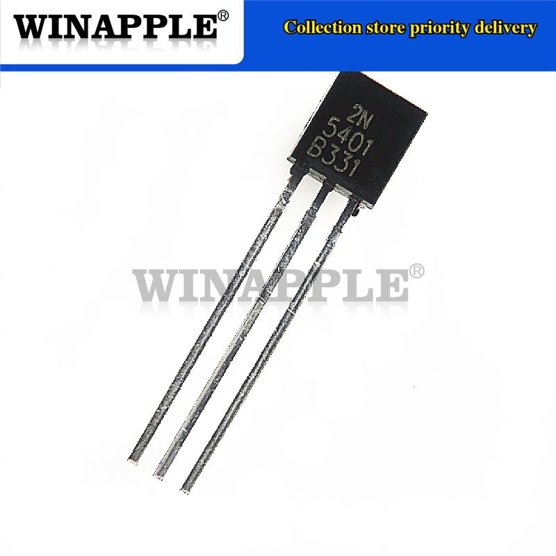 Bộ 50 Transistor DIP 2N5551 2N5401 5551 5401 TO-92 (25 CÁI * 2N5401 + 25 CÁI * 2N5551) Còn hàng
