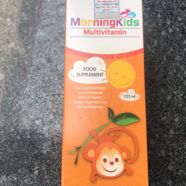 ✅ Viên Uống MỏningKids Multivitamin Dùng cho bé bổ xung vitamin và khoáng chất magie ,sắt ,kẽm cho cơ thể
