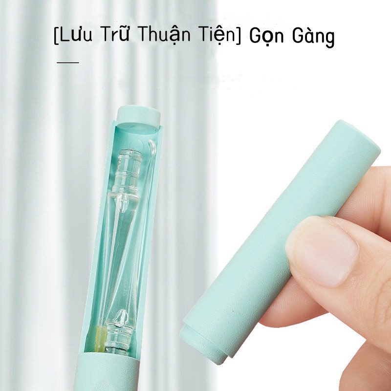 Dụng cụ lấy ráy tai đầu mềm bằng silicon có đèn chiếu sáng an toàn cho bé