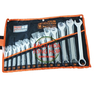 Bộ cờ lê vòng miệng hãng Kapusi Nhật Bản 14 chi tiết từ 10-32mm chuyên dụng