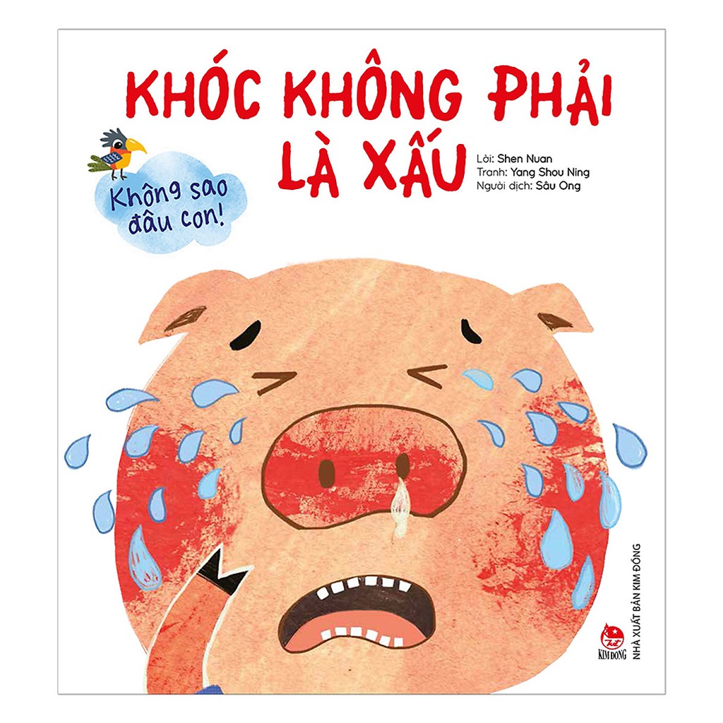 Sách - Không Sao Đâu Con - Khóc không phải là xấu