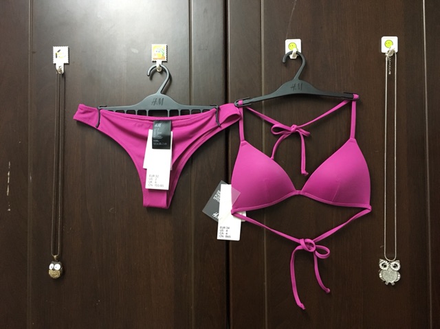 Bộ áo bơi 2 mảnh H&amp;M: Swimwear Triangle Push Up Effect