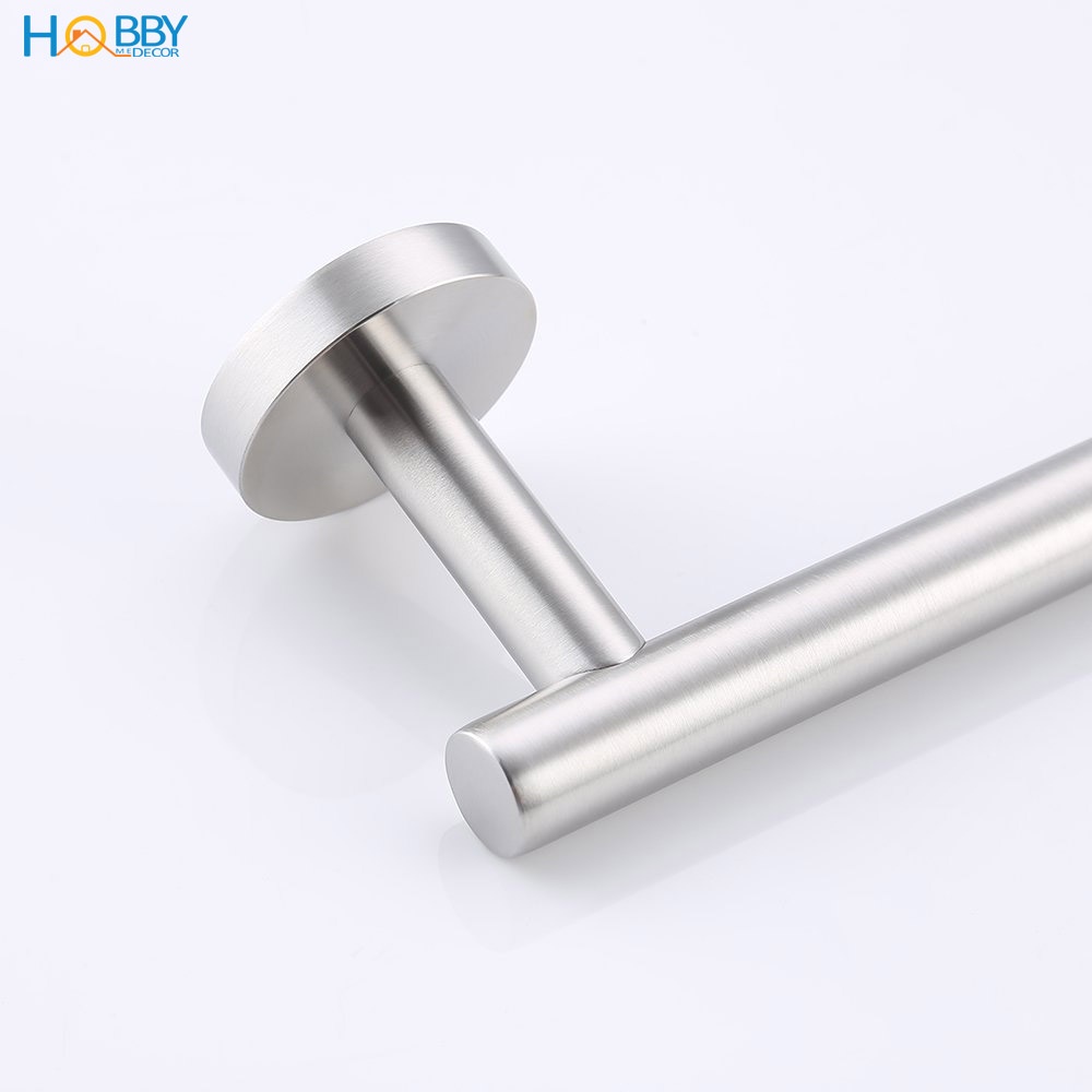 Thanh treo khăn nhà tắm Inox 304 khoan tường HOBBY Home Decor GT70 - dài 70cm lắp rắp đơn giản
