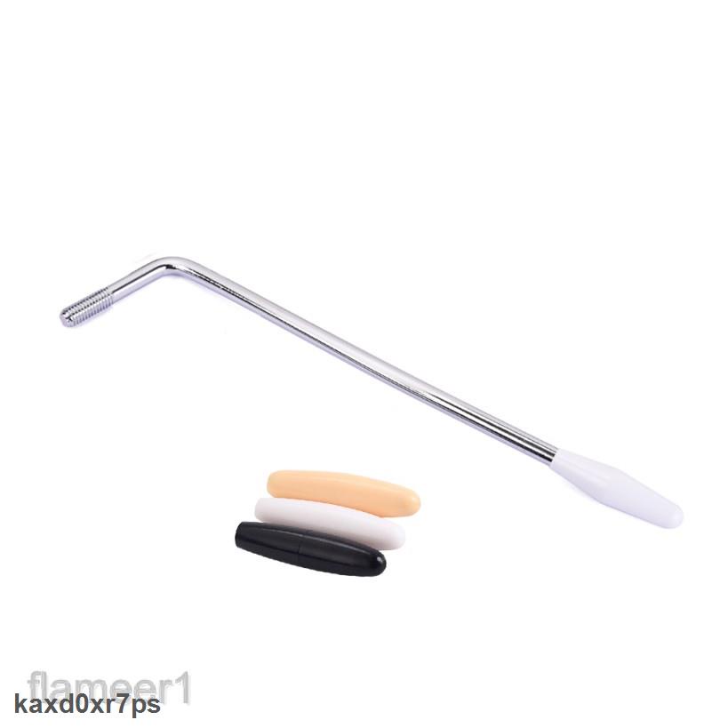 Cam Kết Hàng Như Hình Cần nhún chrome 5mm kèm 3 đầu bọc chuyên dụng cho guitar điện