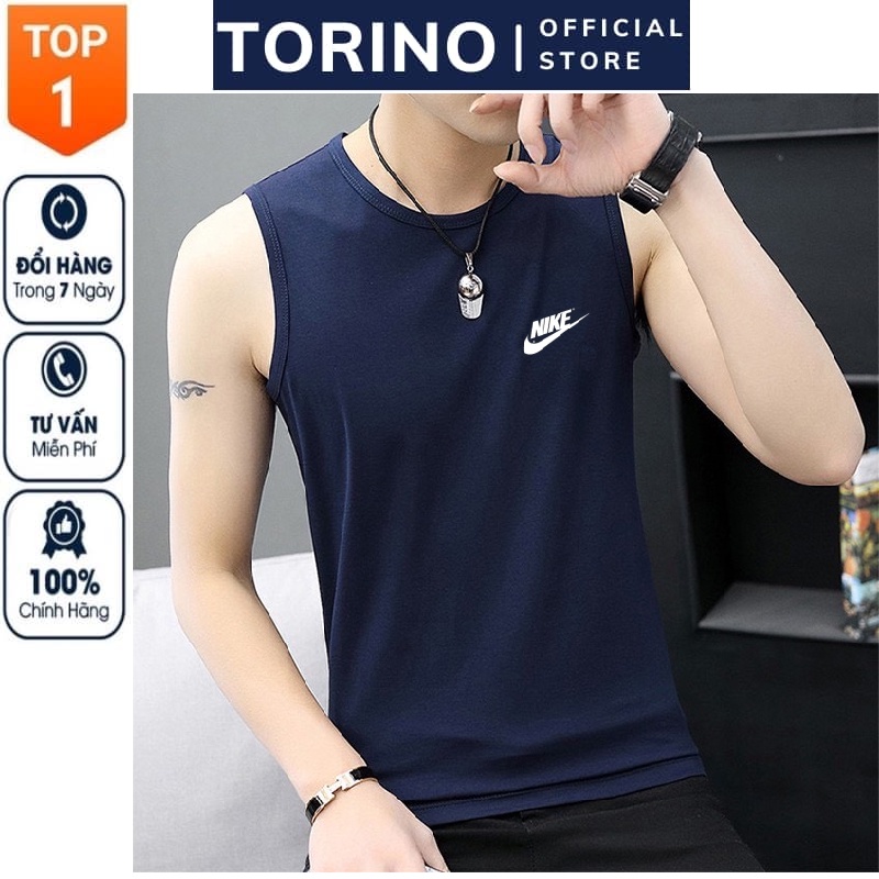 Áo ba lỗ nam, áo sát nách nam 𝐍 𝐈 𝐊 𝐄 chất vải thể thao siêu mát, mềm mịn, co giãn, thấm hút mồ hôi tốt