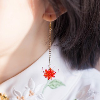 Hoa tai bỉ ngạn cổ trang ms49