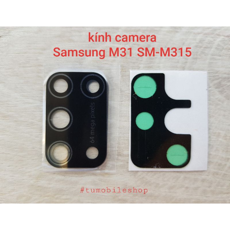 Kính camera sau Samsung M31 SM-M315 , M31 M315 , có keo dán kèm theo