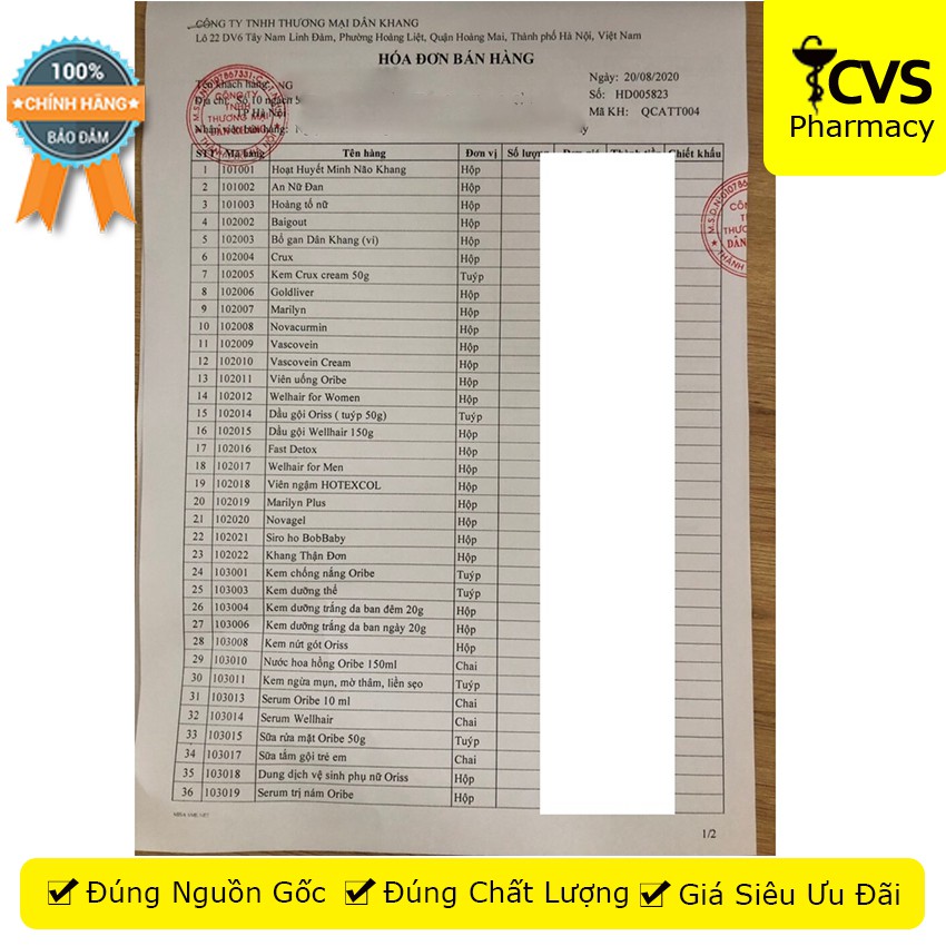 Khang Thận Đơn 30 viên Cvspharmacy, Bổ thận, tráng dương, tăng cường sinh lý nam giới