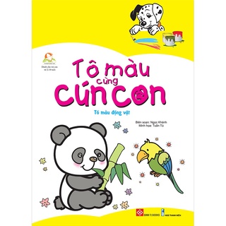 Sách-Tô màu cùng cún con
