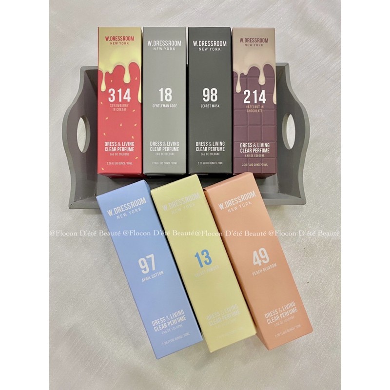 Nước hoa xịt thơm W.Dressroom 70ml/150ml