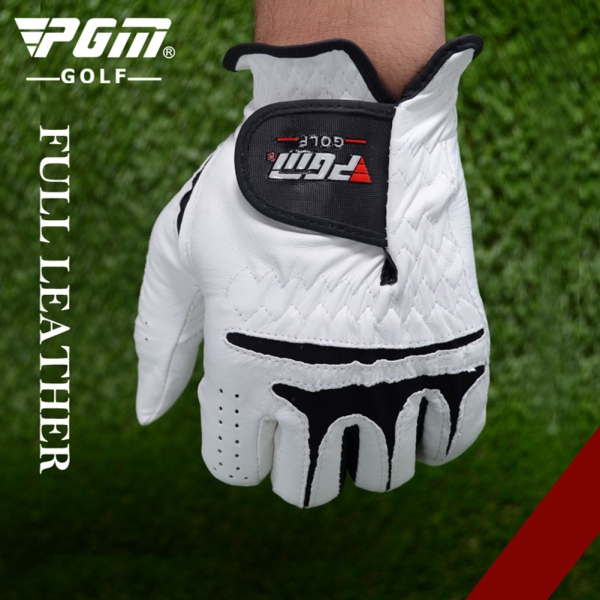 Găng Tay Chơi Golf Trái/ Phải Bằng Da Thoáng Khí Cho Nam
