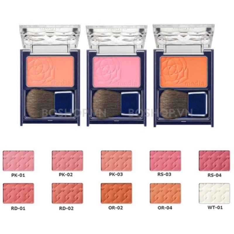 Má Hồng Kanebo Media Bright Up Cheek