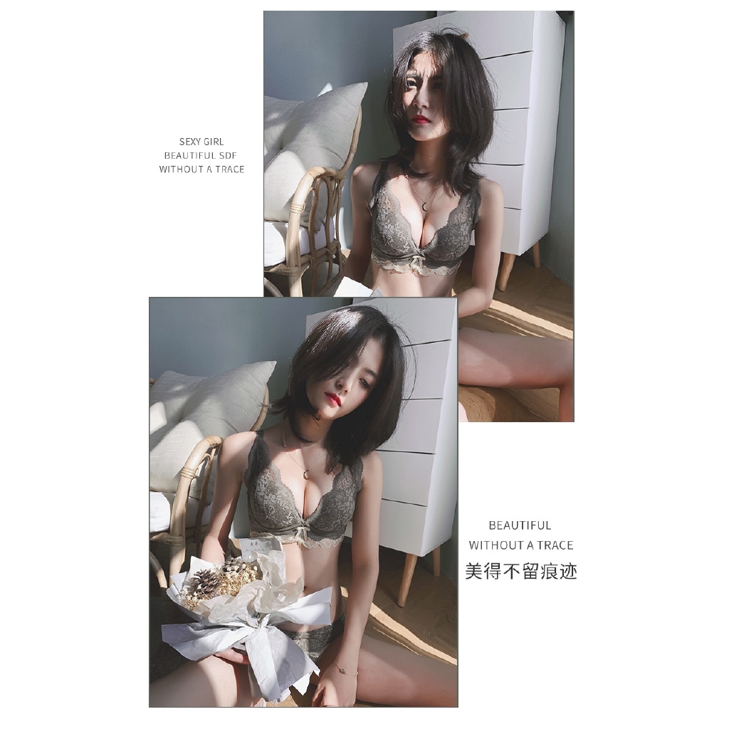 Bộ Quần Áo Lót Ren Không Gọng Quyến Rũ Trẻ Trung Cho Bạn Gái | BigBuy360 - bigbuy360.vn