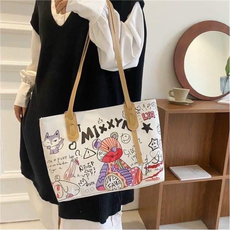 Túi Công Sở Gấu size 35