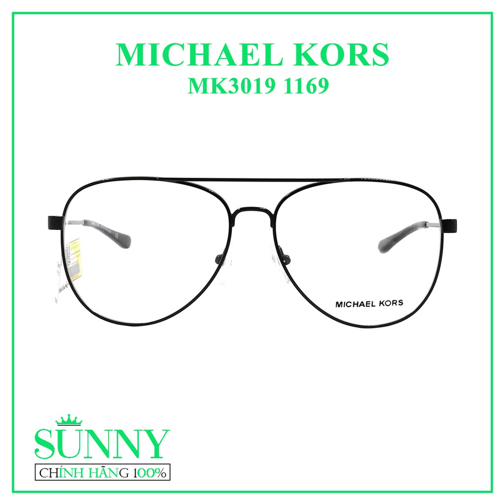 Gọng kính thời trang Michael Kors MK3019 1169 chính hãng, thiết kế dễ đeo bảo vệ mắt
