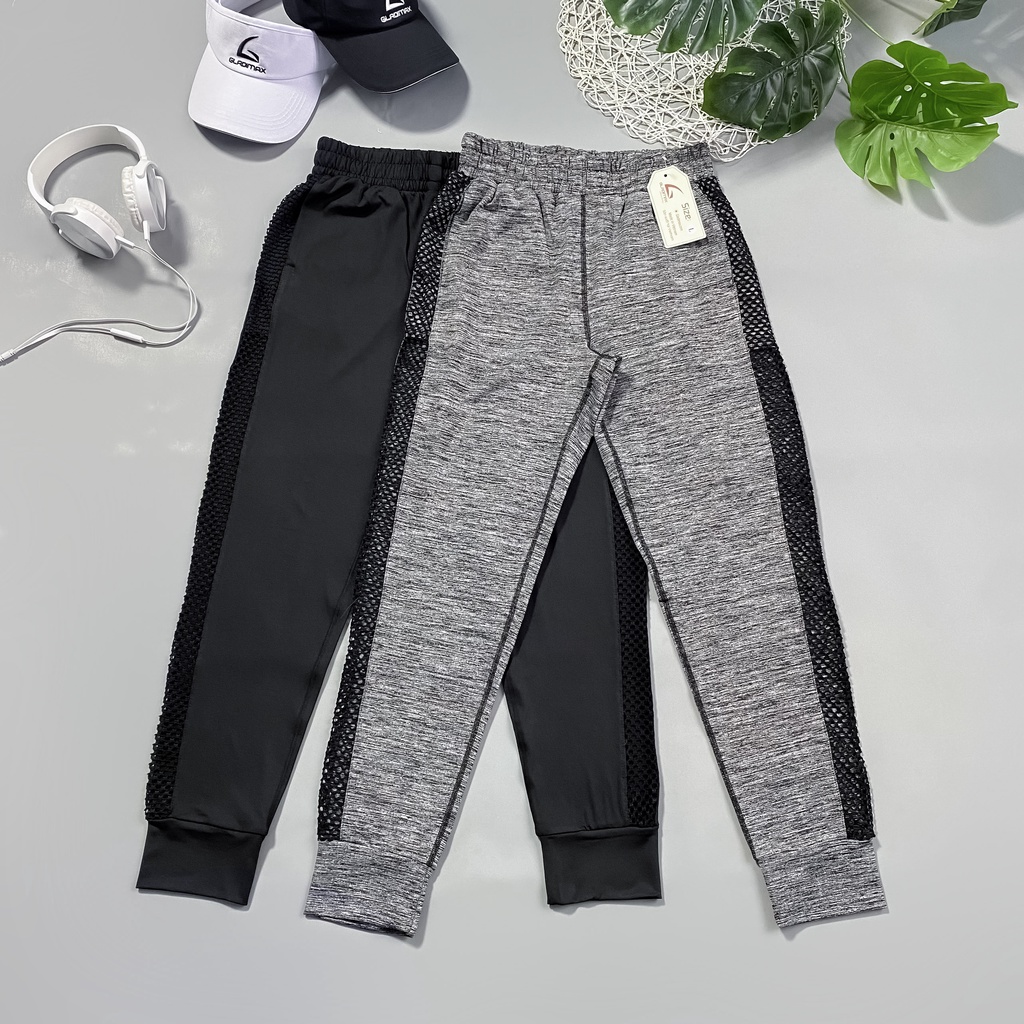Quần Jogger thể thao Gladimax Phối lưới mềm, mịm mặc đi tập, đi chơi,...