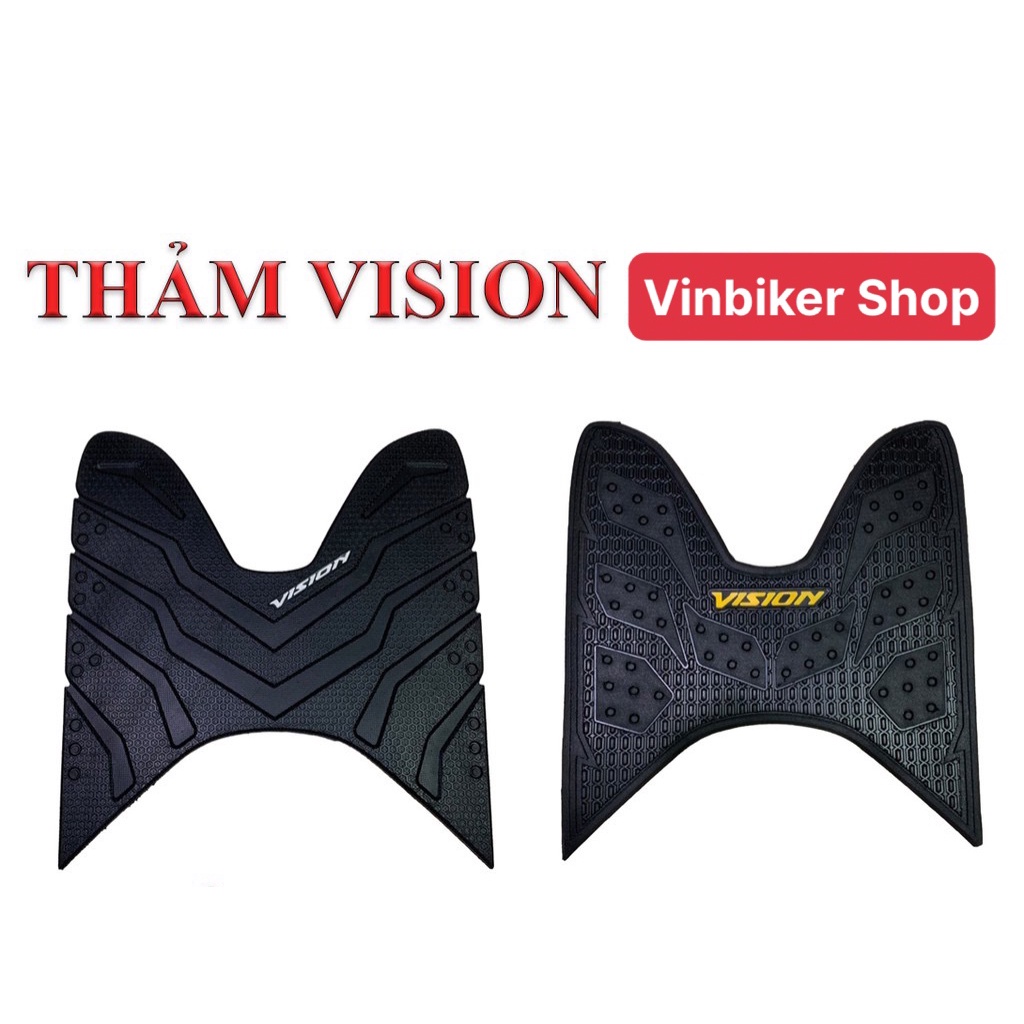 Thảm Để Chân Vision 2014 - 2023 Cao Su Xịn Chính Hãng VinBiker