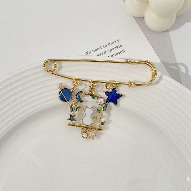 Ghim Cài Áo Họa Tiết Hoạt Hình Dễ Thương Phong Cách Nhật Bản