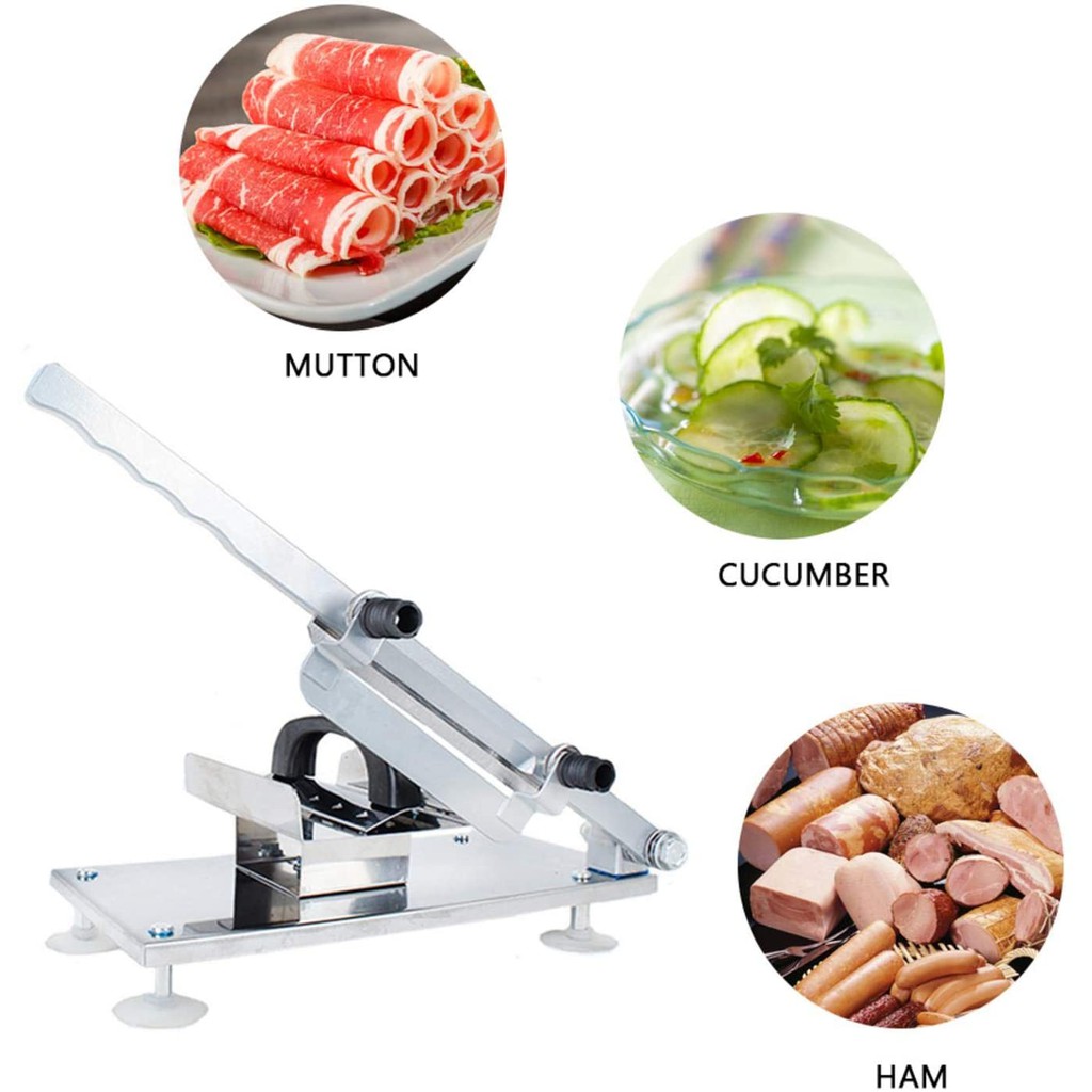 Máy Thái Thịt, Cắt Thịt Đông Lạnh Bằng Tay Phiên Bản Mới, Dao Cắt Thịt Bò Beefsteak, Có thể điều chỉnh độ dày