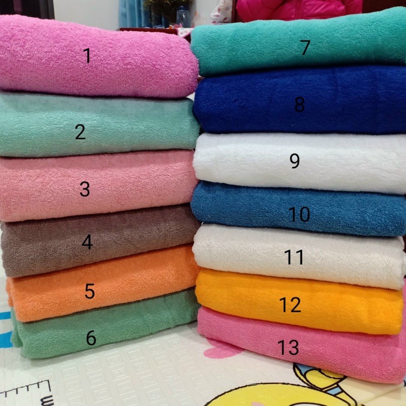 Khăn tắm xuất nhật 100% cotton kt 70x140cm 330g siêu thấm