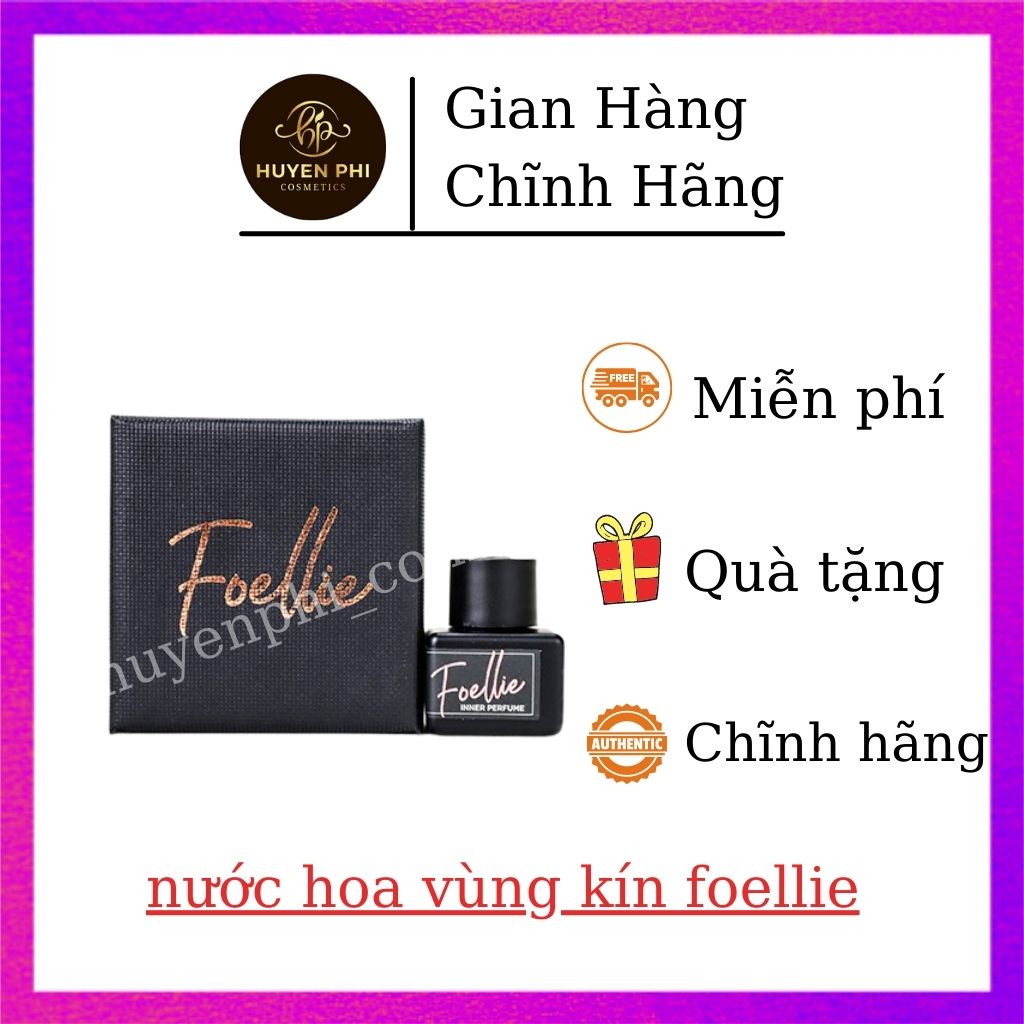 Nước Hoa Vùng KínFoellie 5ml đậm đặc, lưu hương, khử mùi hiệu quả cho cô bé