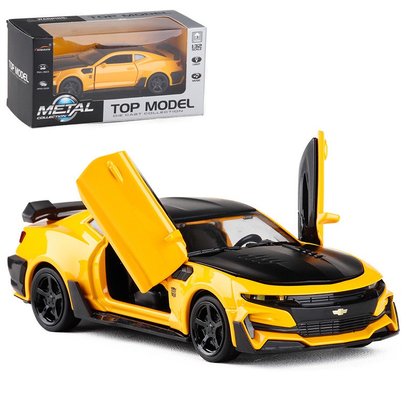 MÔ HÌNH XE Ô TÔ Siêu Xe Chevrolet Camaro &quot;Bumblebee Transformer&quot; | MINIAUTO tỷ lệ 1:32