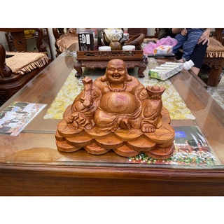 Tượng di lặc gỗ hương