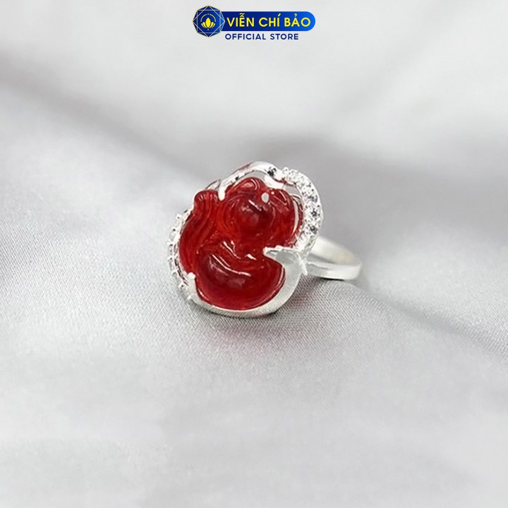 Nhẫn bạc nữ Hồ ly may mắn chất liệu bạc 925 thời trang phụ kiện trang sức nữ thương hiệu Viễn Chí Bảo N400367