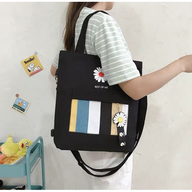 🌻 Túi Tote Vải Nữ 🌻 Túi Tote Đeo Chéo Nhiều Mẫu In Hình Cute Giá Tốt (không kèm móc khóa) | BigBuy360 - bigbuy360.vn