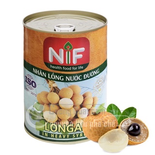 Nhãn ngâm nước đường Nif đóng lon 560g