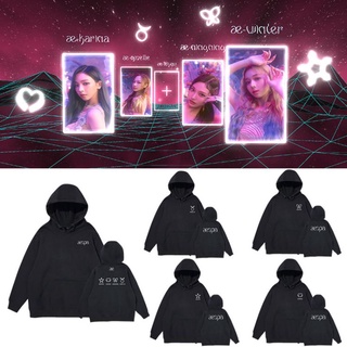 Áo hoodie member logo aespa Karina, Winter, Ningning, Giselle - Next Level