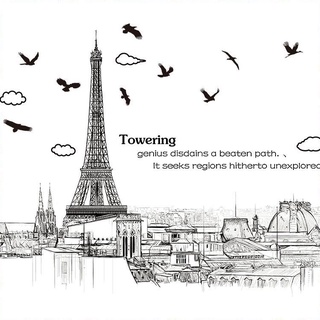 Decal dán tường Tháp Eiffel Zooyoo