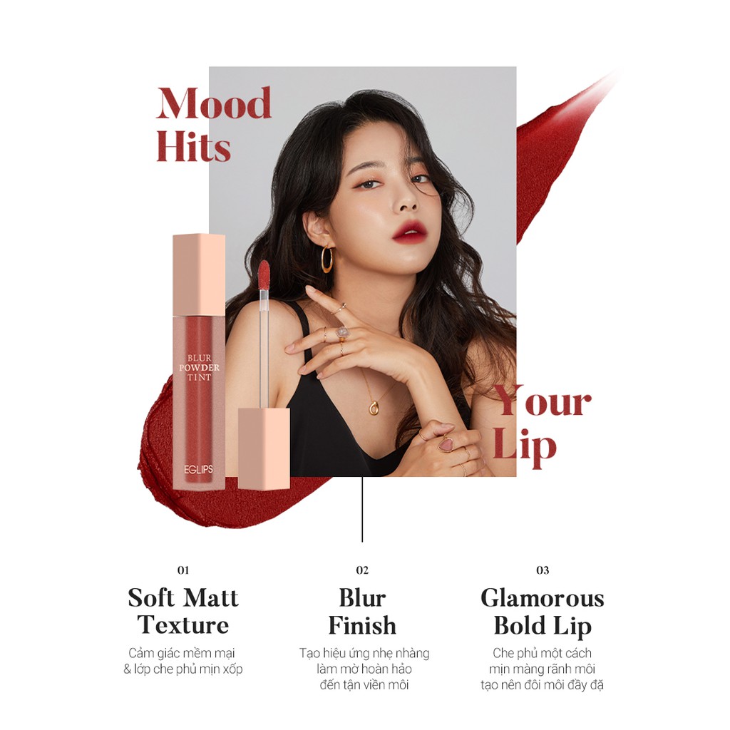 Son kem lì Eglips Blur Powder Tint 4g | BigBuy360 - bigbuy360.vn