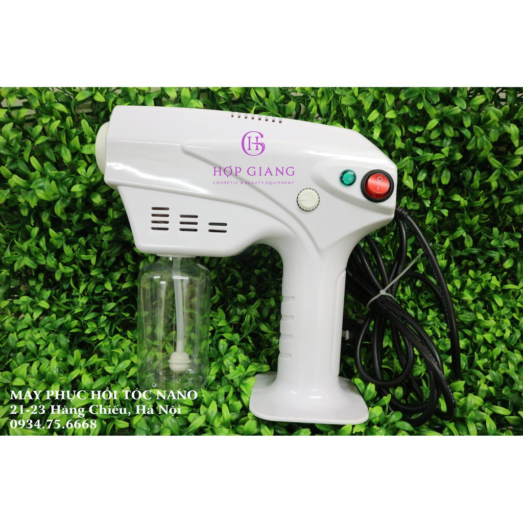 Súng hấp tóc phun xương Nano mini cầm tay phủ bóng tóc nhuộm, phục hồi, chăm sóc tóc