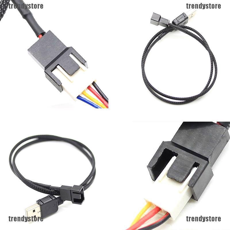Dây cáp chuyển đổi USB A Male sang 2-Pin / 3-Pin 3pin / 4-Pin cho 5V
