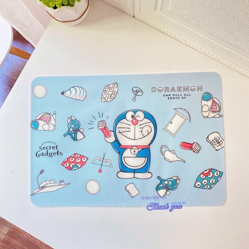 Tấm lót trải bàn ăn chống thấm nước Hello Kitty - Doremon Doraemon