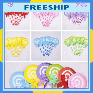 Trang trí bánh 💖FREESHIP💖 Que cắm hình kẹo mút - Phụ kiện trang trí bánh kem