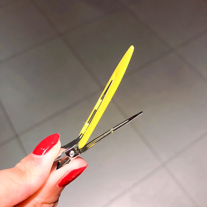 Kẹp tóc mỏ vịt nhiều màu kiểu dáng thời trang