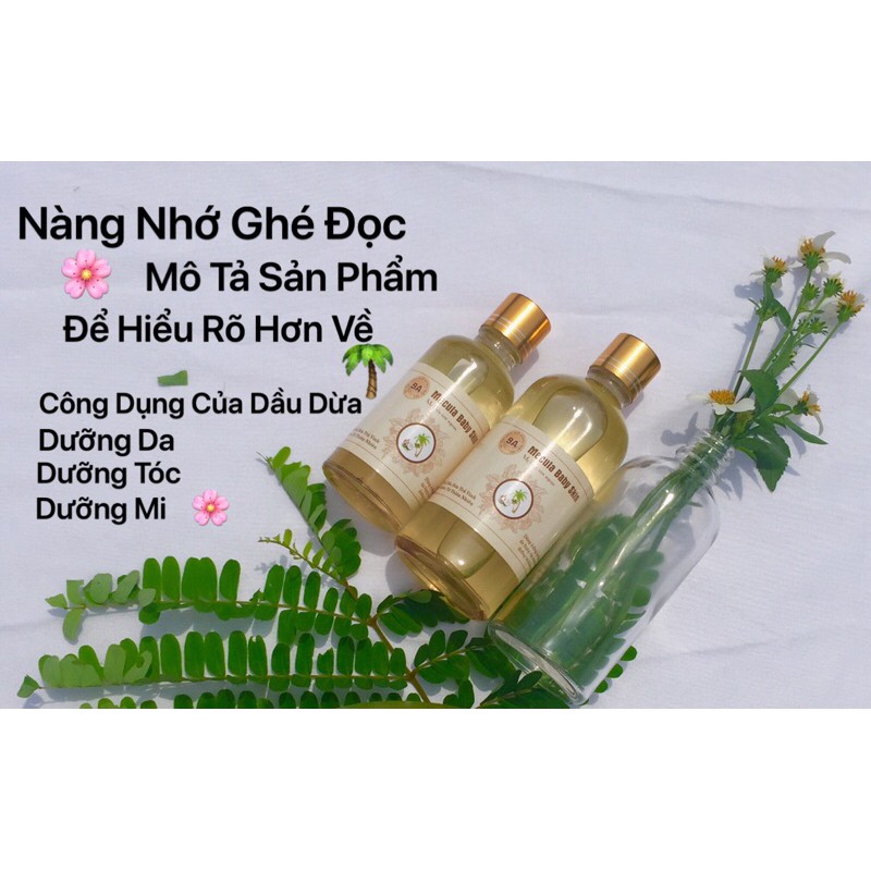 Tinh dầu dừa nguyên chất truyền thống Miền Tây