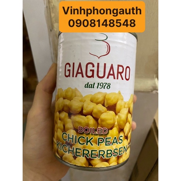 Đậu Chick Peas 400g Giaguaro