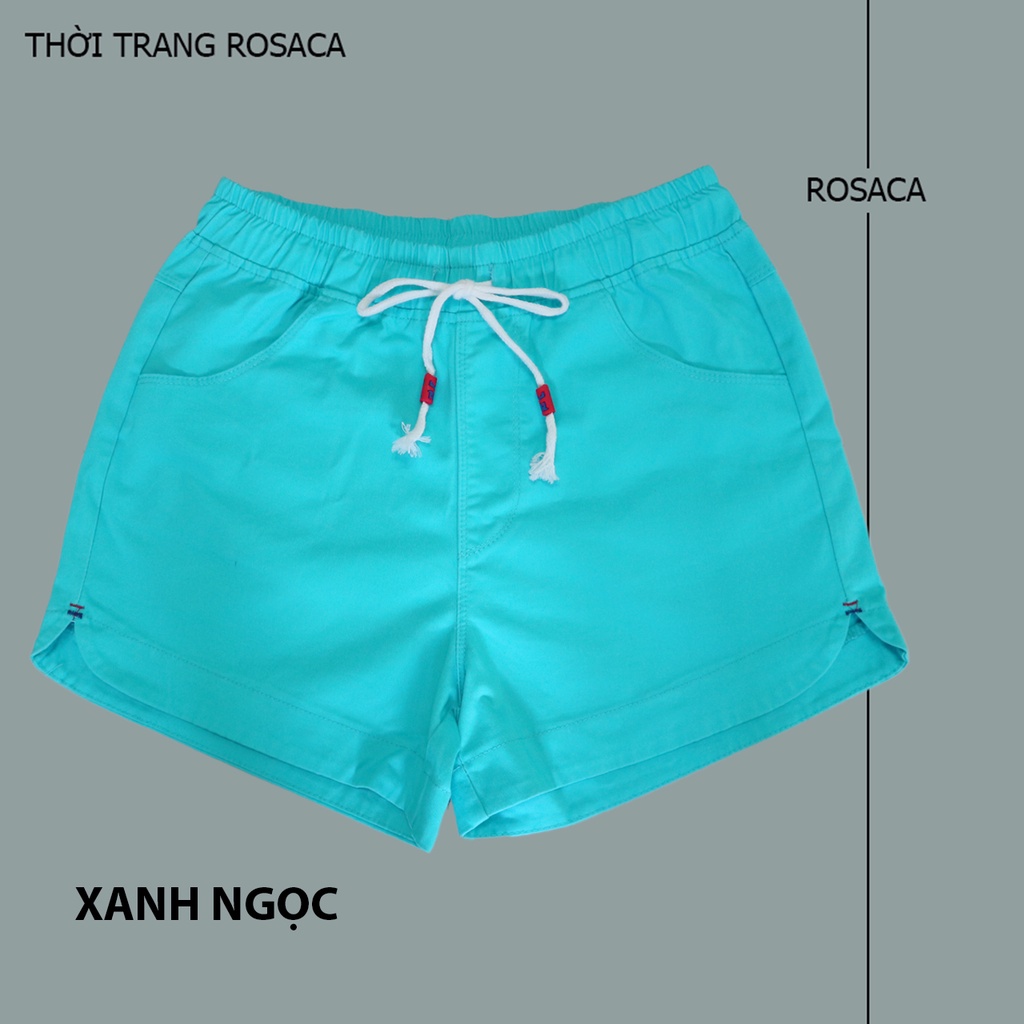 Quần đùi nữ đẹp, chất kaki, không xù, mềm mại