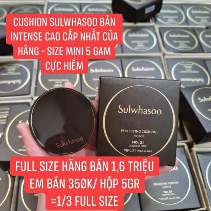 Cushion Sulwhasoo Mini 5g Fullbox Tone 21 Trung Bình