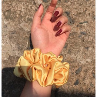 Dây cột tóc Scrunchies màu Vàng